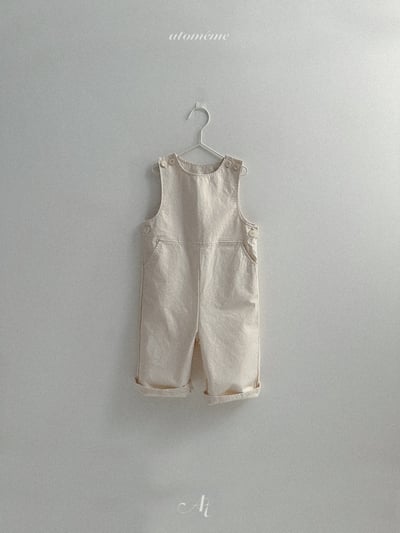 Atomeme10｜(70-110) 無袖牛仔連身褲7