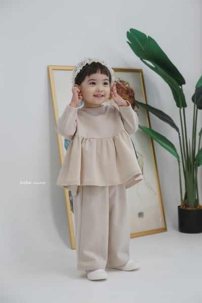 bebe nine14  (65-115) 2色經典蝴蝶結綁帶套裝12