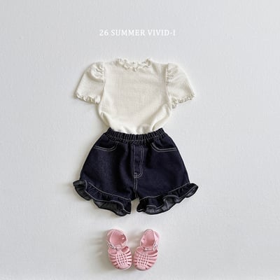 vivid43｜(78cm-125cm) 3款褶皺泡泡木耳邊上衣12