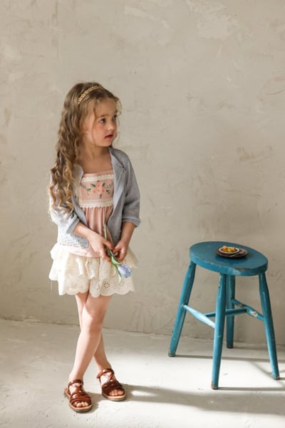 FLO11｜(75-140) 蕾絲鏤空蛋糕褲裙5