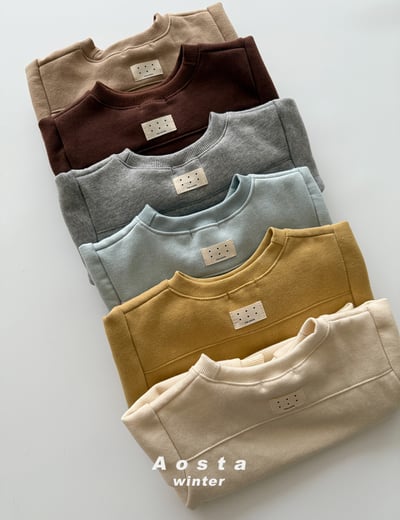 AOSTA41｜(6m-5y) 簡約休閒上衣2