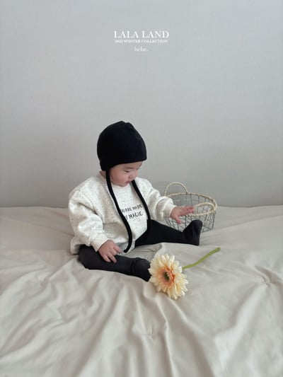 lala land14｜(60cm-83cm) 2色簡約英字內刷毛包屁衣13