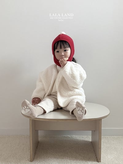 lala land40｜(60cm-83cm) 3色簡約口袋小黑標磨毛直筒褲14