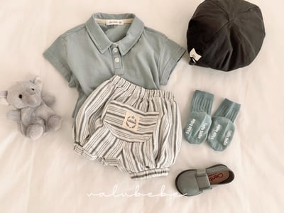 Valubebe 70｜(65-90cm) 鈕釦襯衫上衣8