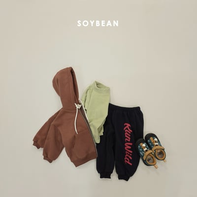 Soybean37｜(75cm-118cm) 刷毛連帽外套11
