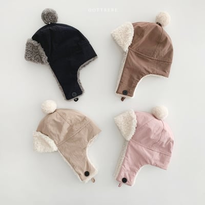 Oottbebe45｜(1-5y  50cm) 毛球造型追雪帽3