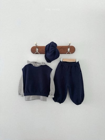 MiniRobe49｜(70-110) 條紋羅紋連帽上衣8