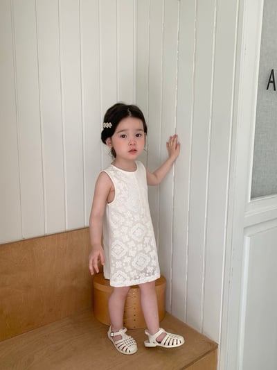 JE46｜(80-120cm) 蕾絲花連身褲20