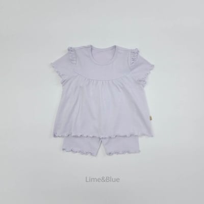 LIME&BLUE23｜(80-118cm)  優格木耳邊套裝8