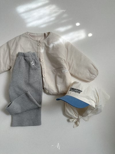 Atomeme38｜(70-110) 華夫格直筒長褲5