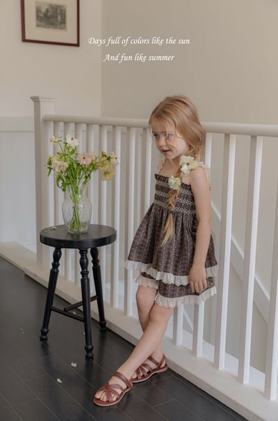 M-KIDS18｜(65-115cm) 蕾絲滾邊上衣14