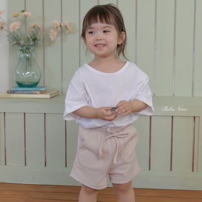 bebe nine23  (65cm-115cm) 3色抽繩口袋褲12