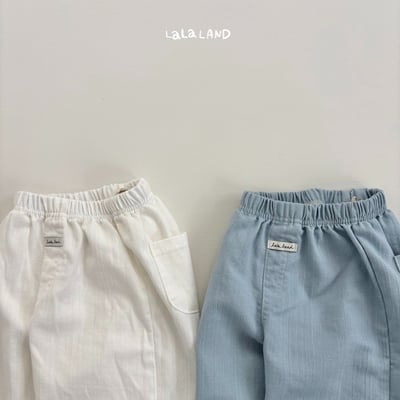 lala land68｜(75-120cm) 2色反摺直筒長褲21