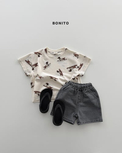 Bonito24｜(75cm-125cm) 2色夏季衝浪狗上衣7