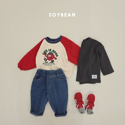 Soybean71｜(75cm-118cm) 印花撞色休閒上衣16