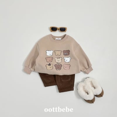 Oottbebe70｜(1y-7y)   燈芯絨補丁造型褲6