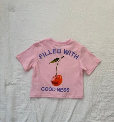 LePetitmot05｜(80-125cm) 櫻桃圖案上衣5