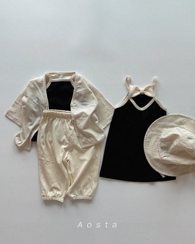 AOSTA22｜(6m-5y) 2款亞麻鈕釦開衫外套18