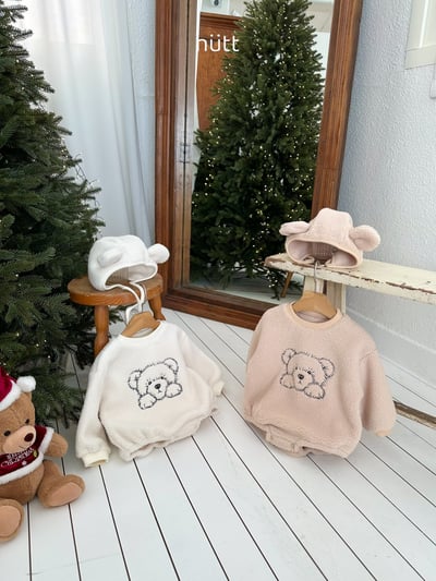 Nutt06｜(3m-16m) 小熊刷毛含小熊帽21