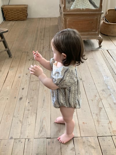 JE55｜(66-130cm) 波西米亞風蕾絲領包屁衣/洋裝5