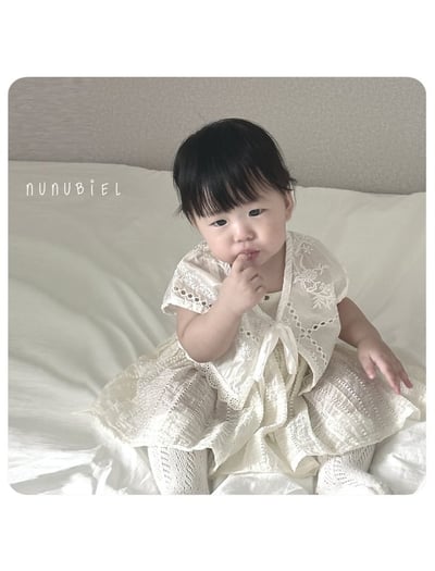 NUNU BIEL12｜(75-115cm) 鏤空荷葉小外套11