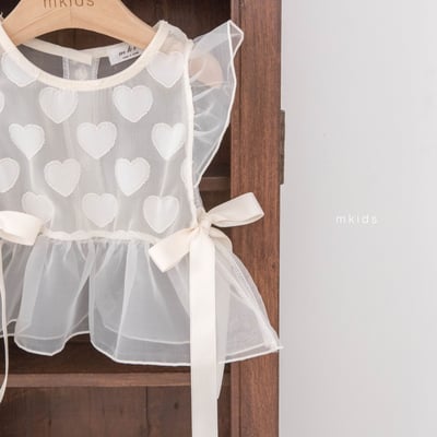 M-KIDS50｜(65-115cm) 蕾絲薄紗背心15