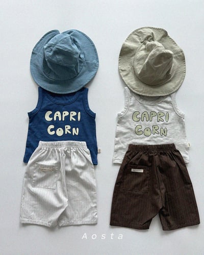 AOSTA57｜(6m-5y) 3款英文字母無袖背心21