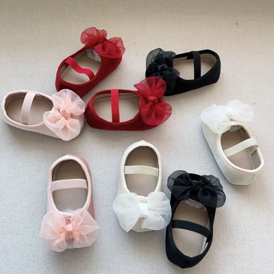 蝴蝶結紗學步鞋1