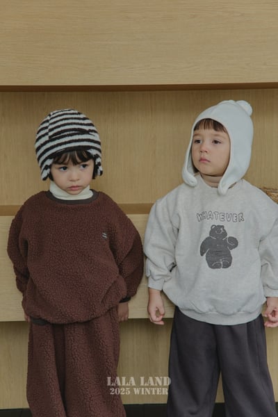 lala land66｜(75cm-120cm) 3色小雪熊刷毛休閒上衣17
