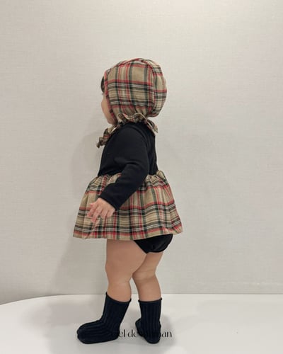 Cieldemaman15｜(3M~15M)  2色瑪麗格子連身裙17