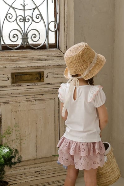 FLO12｜(75-140) 兔兔公主袖上衣16