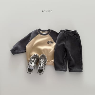 Bonito54｜(75cm-125cm) 撞色休閒上衣8