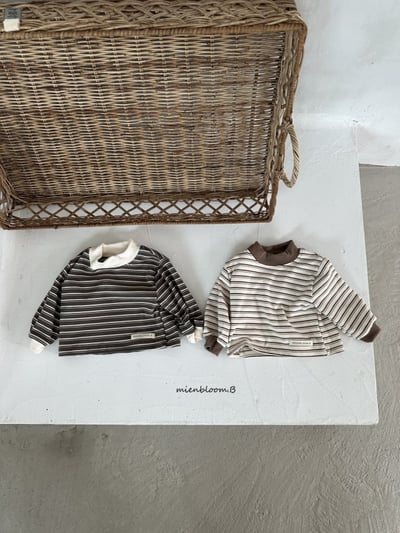 Bloom.b06｜(0m-24m/85cm-125cm) 撞色條紋上衣3