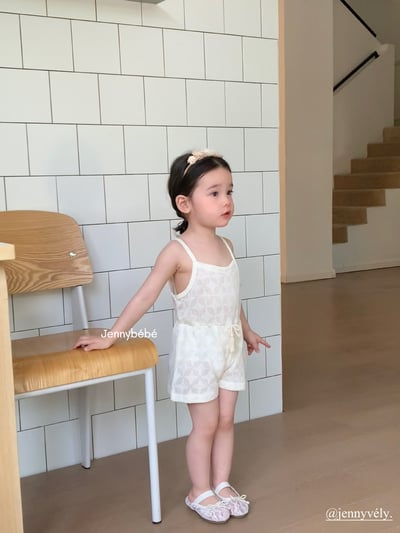 JE15｜(80-120cm) 透氣細肩連身衣8