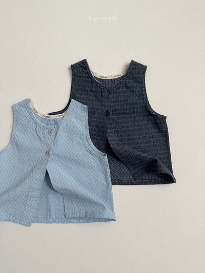 MiniRobe07｜(70-110) 壓紋開岔背心8