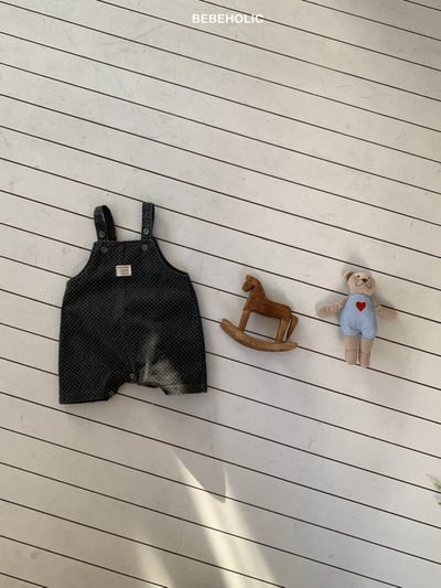 Bebe holic55｜(6m-18m) 波點小兔吊帶包屁褲4