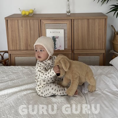 GURU GURU06｜(6m-24m) 4色磨毛綁帶帽13
