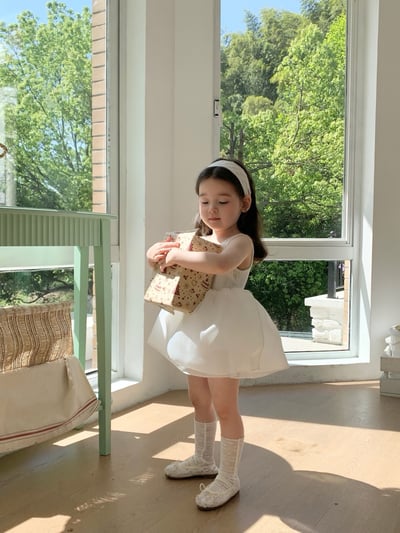 JE38｜(66-120cm) 無袖蕾絲花邊包屁衣/洋裝8