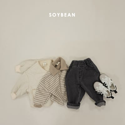 Soybean63｜(75cm-118cm) 絎縫刷毛口袋外套15