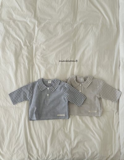 Bloom.b27｜(0m-7y) 經典格紋襯衫7