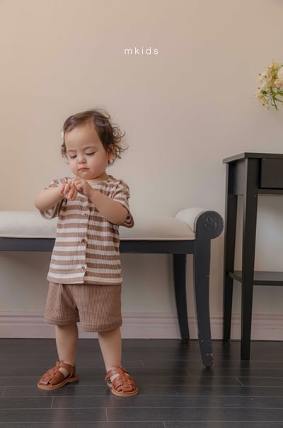 M-KIDS21｜(65-115cm) 條紋小標套裝11