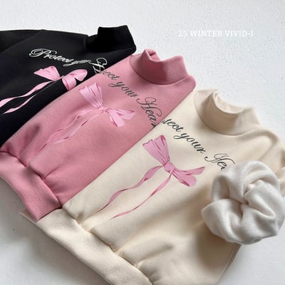 vivid102｜(78cm-125cm) 蝴蝶結中領公主袖喇叭套裝3