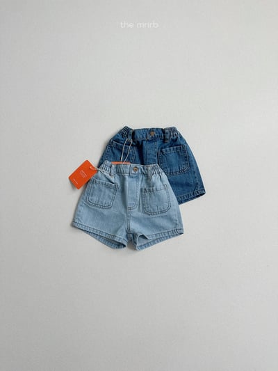 MiniRobe35｜(70-110) 雙口袋牛仔短褲10