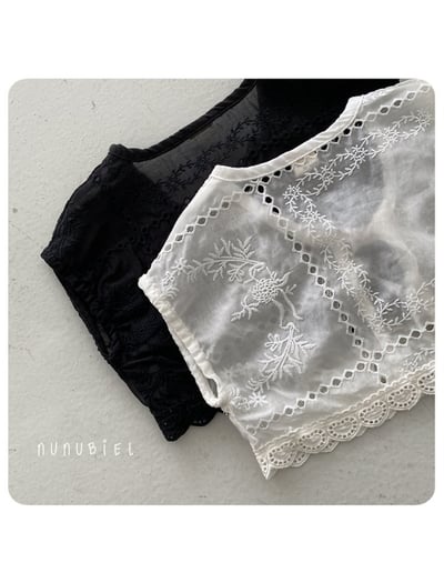 NUNU BIEL12｜(75-115cm) 鏤空荷葉小外套4