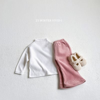 vivid79｜(78cm-125cm) 素面立領上衣5