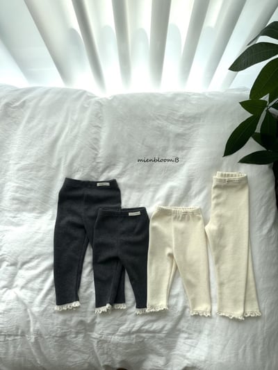 Bloom.b20｜(0m-24m/85cm-125cm) 天鵝絨蕾絲內搭褲1