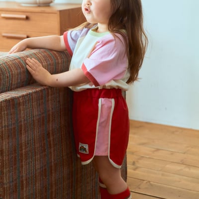 1st blue13｜(~93-118cm) 撞色短褲3