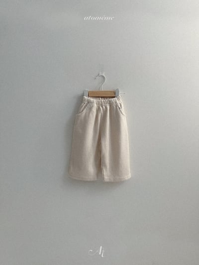 Atomeme38｜(70-110) 華夫格直筒長褲3
