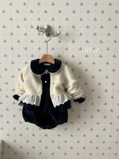 S0.U11｜(12m-M)  針織折邊鈕釦外套13