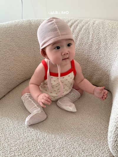 lala land21｜(3m-18m) 2色滿版櫻花包屁衣10